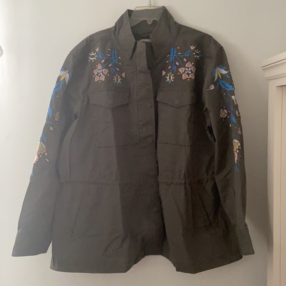 Style & Co Embroidery Jacket - Picture 4 of 7